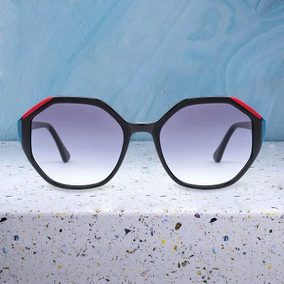 Nuevo Nuevas llegadas de moda gafas de sol 100% gafas de sol con montura de acetato